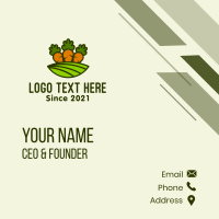 Carrot Vegetable Produce Business Card Image Preview