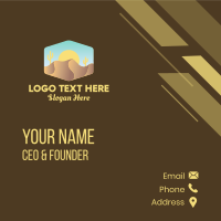 Sand Dune Desert  Business Card Image Preview