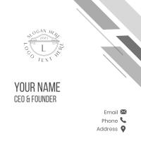 Luxury Emblem Letter Business Card Image Preview