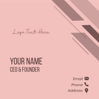 Feminine Handwritten Signature Business Card Image Preview