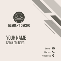 Mail Order Furniture Business Card Image Preview