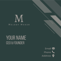 Classy Business Lettermark Business Card Image Preview