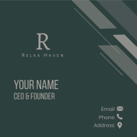 Classy Business Lettermark Business Card Image Preview