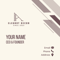 Classic Letter A Business Card Image Preview