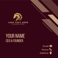 Equestrian Horse Animal Business Card Image Preview