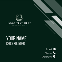 Ornamental Abstract Wave Business Card Image Preview