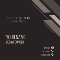 Beauty Style Text Business Card Image Preview