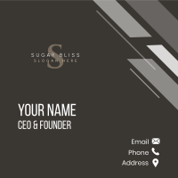 Corporate Business Lettermark Business Card Image Preview