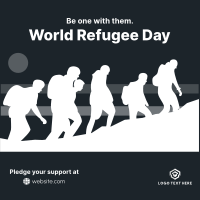 World Refugee Day Instagram Post example 1
