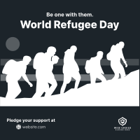 Refugee March Instagram Post Image Preview