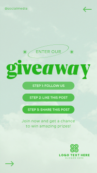 Modern Business Giveaway Instagram Reel Image Preview