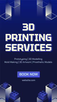 3D Printing Services Facebook Story