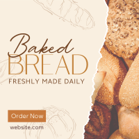 Baked Bread Bakery Linkedin Post