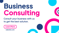 Abstract and Shapes Business Consult Animation