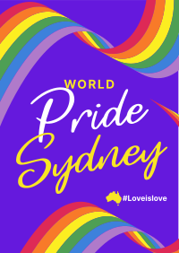 Sydney Pride Flag Flyer