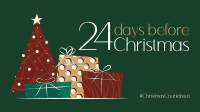 Elegant Christmas Countdown Facebook Event Cover