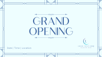 Art Deco Grand Opening Facebook Event Cover