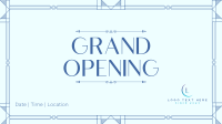 Art Deco Grand Opening Facebook Event Cover
