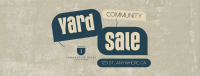 Community Yard Sale Thrift Facebook Cover