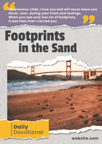 Footprints in the Sand Flyer