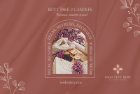 Buy 1 Take 2 Candles Pinterest Cover Design