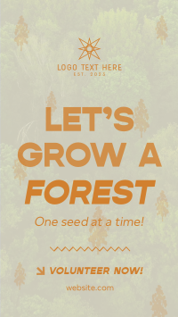 Forest Grow Tree Planting TikTok Video