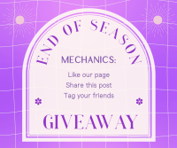 Give Away Season Facebook Post