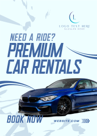 Premium Car Rentals Flyer