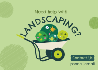 Ecoscapes Gardening Postcard