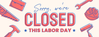 Closed for Labor Day Facebook Cover