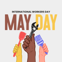 Celebrate Our Heroes on May Day Instagram Post