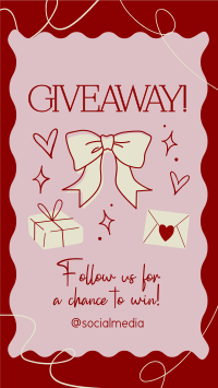 Feminine Giveaway Promo Facebook Story