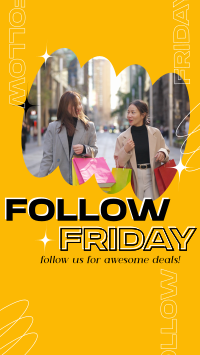 Awesome Follow Us Friday Instagram Reel Image Preview