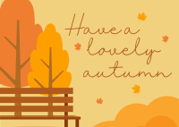 Autumn Greetings Postcard