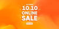 10.10 Online Sale Twitter Post