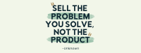 Sell the Problem Facebook Cover Image Preview