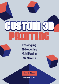 Custom 3D Printing Flyer