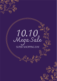 10.10 Floral Sale Flyer