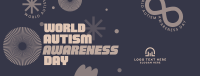 Abstract Autism Awareness Facebook Cover