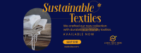 Sustainable Textiles Collection Facebook Cover Design