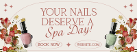 Floral Nail Services Facebook Cover Image Preview