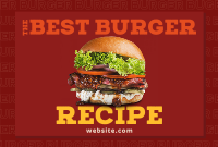 Burger Day Special Pinterest Cover Image Preview