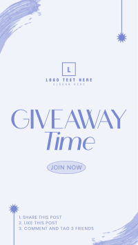 Giveaway Time Announcement Instagram Story