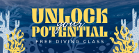 Free Diving Class Facebook Cover Image Preview