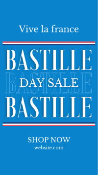 Happy Bastille Day Instagram Reel Image Preview