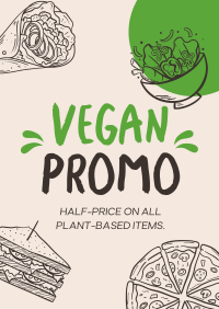 Plant-Based Food Vegan Poster