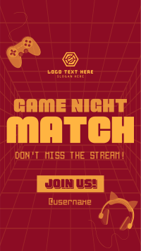 Game Night Match Instagram Story