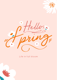 Spring Poster example 3