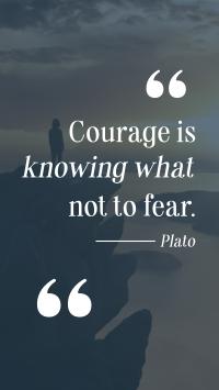 Manifest Courage Facebook Story