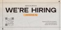 Minimalist Hiring Twitter Post